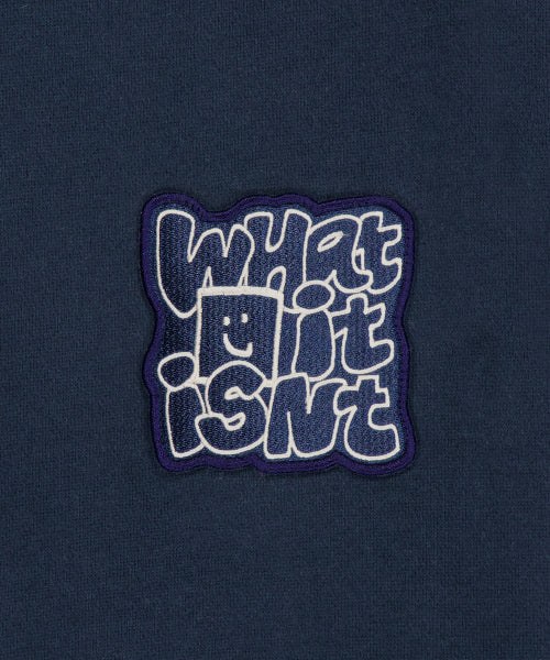 typo wappen napping sweatshirt dark navy