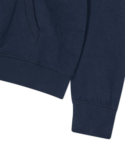 typo wappen napping hooded dark navy