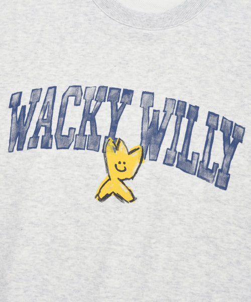 Logo typo sweatshirt light gray