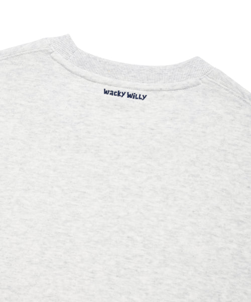 Logo typo sweatshirt light gray