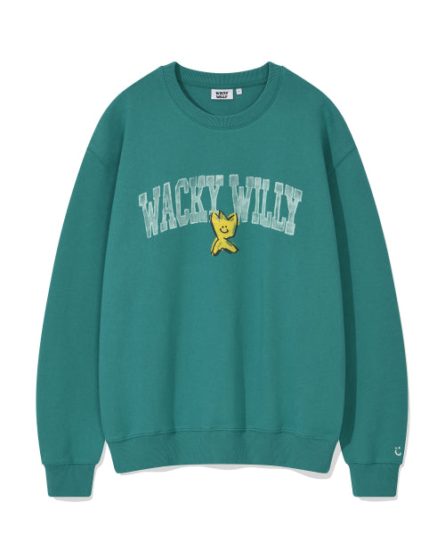 Logo typo sweatshirt green