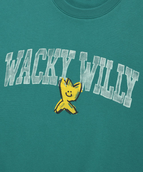 Logo typo sweatshirt green