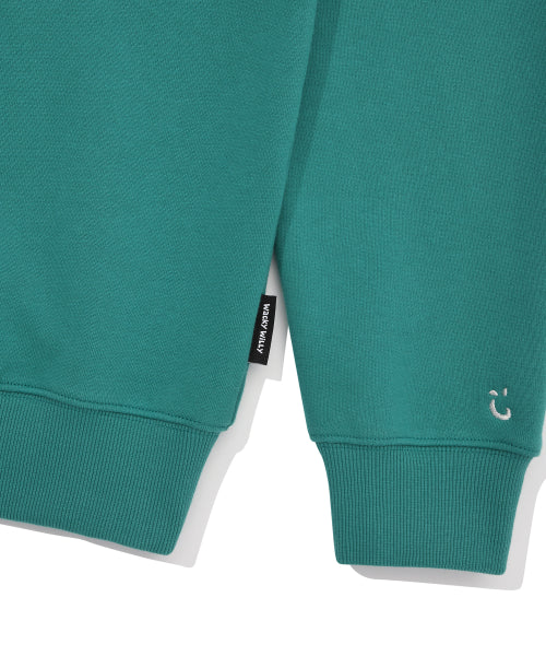 Logo typo sweatshirt green