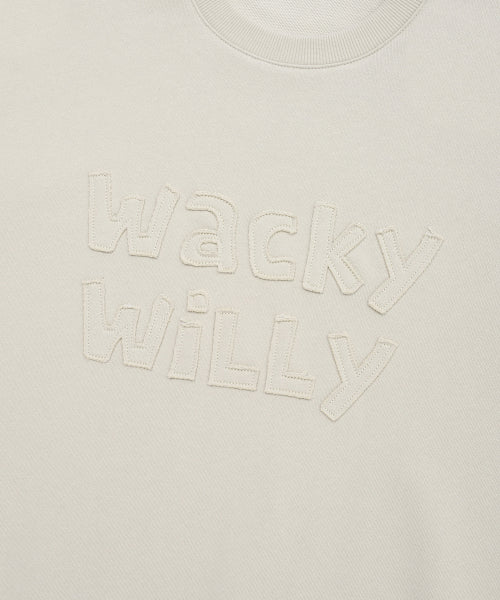 Lettering Point Sweatshirt Gray