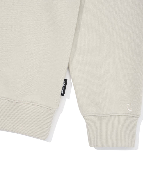 Lettering Point Sweatshirt Gray