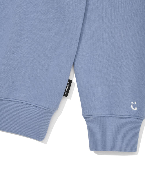 Lettering Point Sweatshirt blue