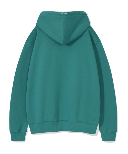 lettering graphic hood green