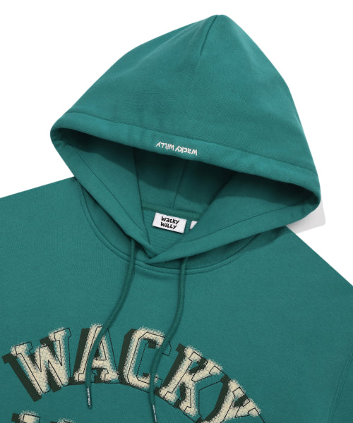 lettering graphic hood green
