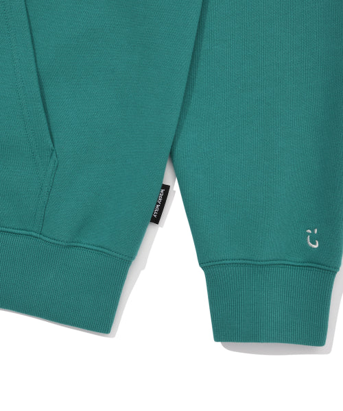 lettering graphic hood green