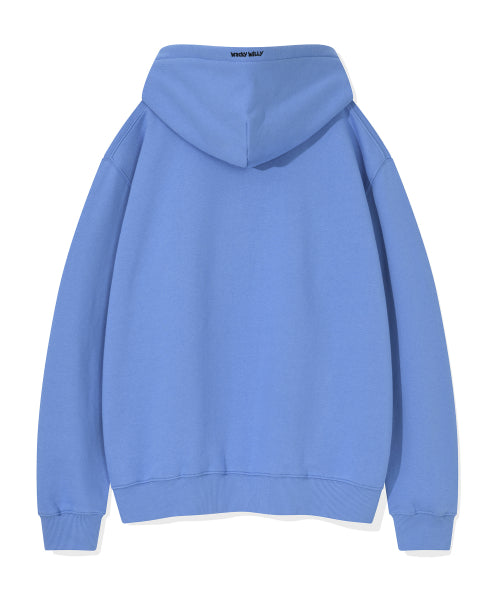 One Point Graphic Hooded Blue