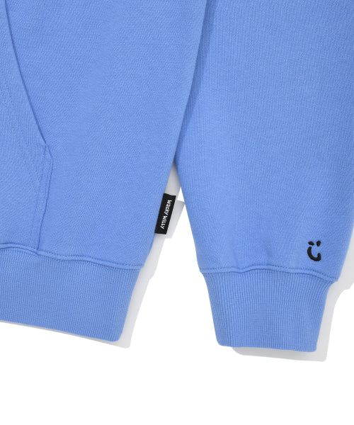 One Point Graphic Hooded Blue