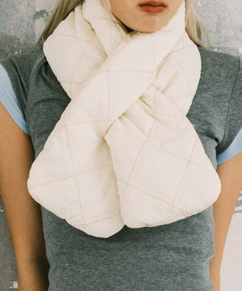 PADDED NYLON SCARF - 5 colors