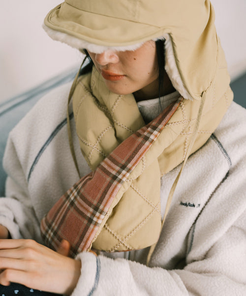 PADDED NYLON SCARF - 5 colors