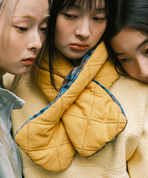 PADDED NYLON SCARF - 5 colors