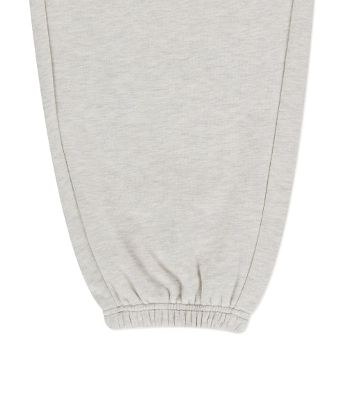 Heart Wappen Balloon Fit Fleece-Lined Jogger Pants Oatmeal
