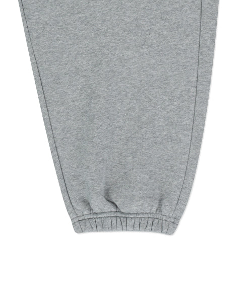 Heart Wappen Balloon Fit Fleece-Lined Jogger Pants Gray