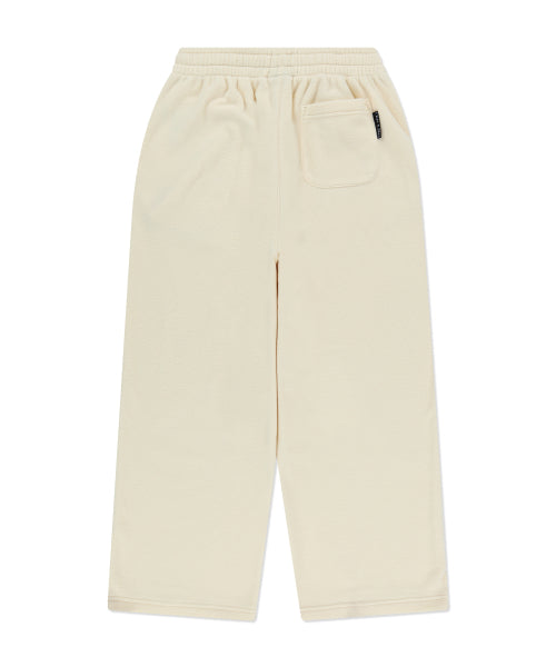 Shumu Wafer Fluffy Wide Pants Cream