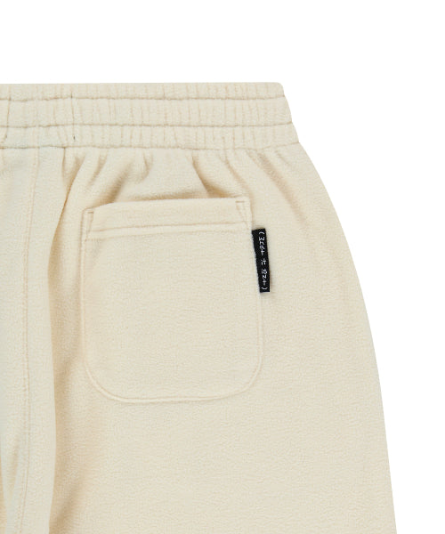 Shumu Wafer Fluffy Wide Pants Cream