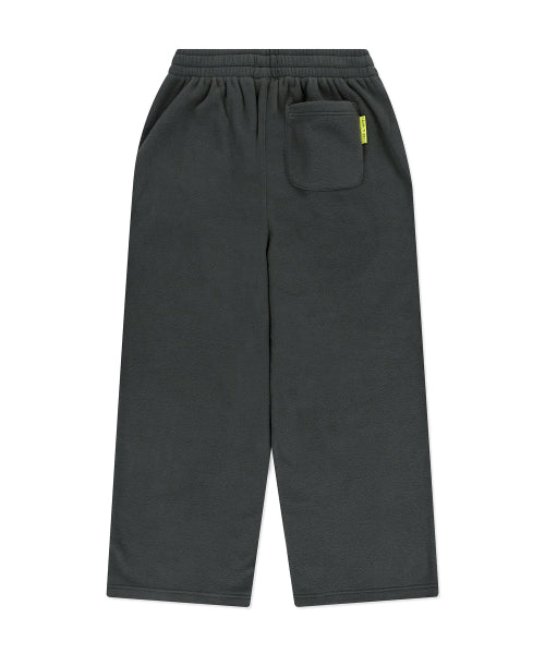 Shumu Wafer Fluffy Wide Pants Charcoal