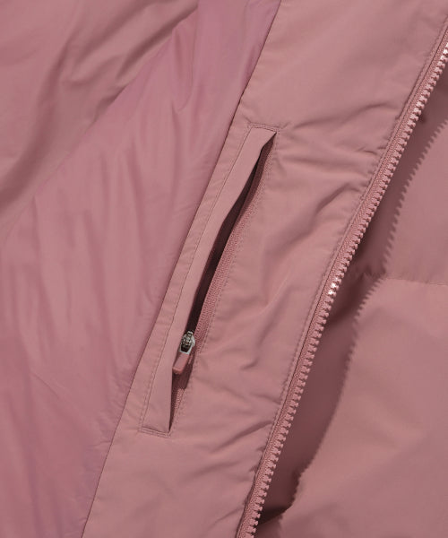 Logo Duck Down Puffin Short Puffer Pink