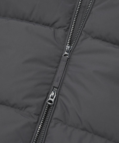 Logo Duck Down Puffin Short Puffer Dark Gray