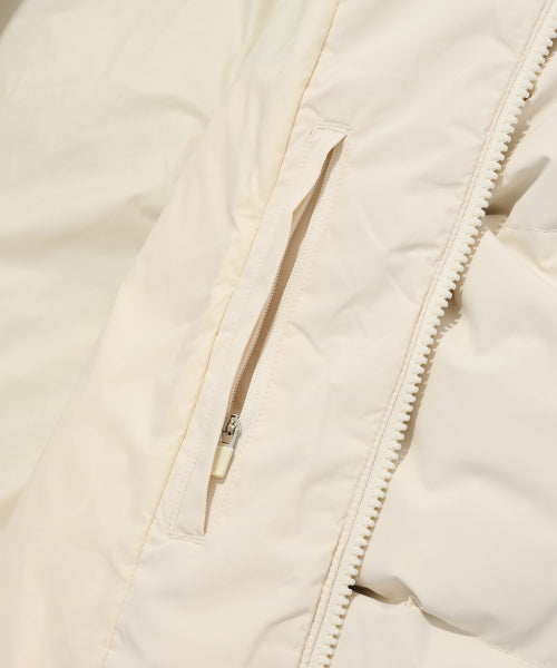 Logo Duck Down Puffin Short Puffer Ivory