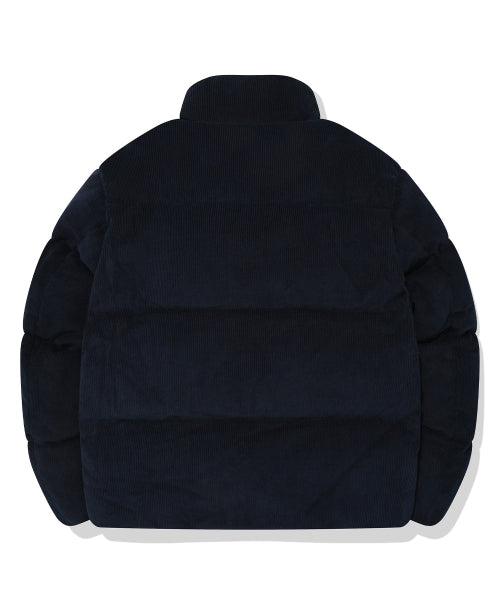 Corduroy Short Puffer Navy