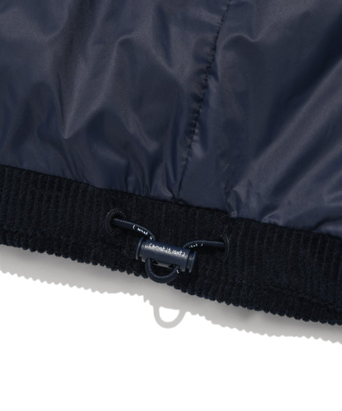 Corduroy Short Puffer Navy