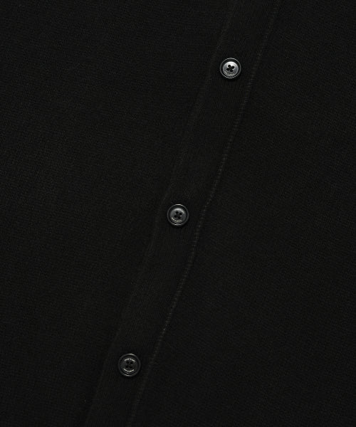 Woolmix V-neck cardigan black