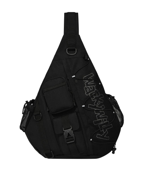 [25SS] Mesh String Utility Bag Black