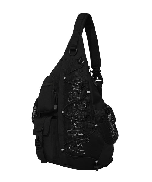 [25SS] Mesh String Utility Bag Black