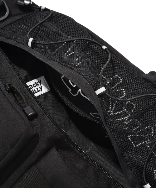 [25SS] Mesh String Utility Bag Black