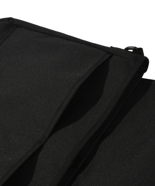 [25SS] Mesh String Messenger Bag Black