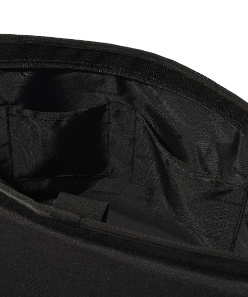 [25SS] Mesh String Messenger Bag Black