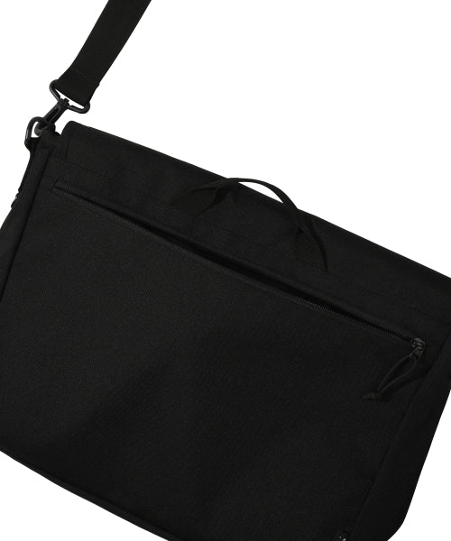 [25SS] Mesh String Messenger Bag Black