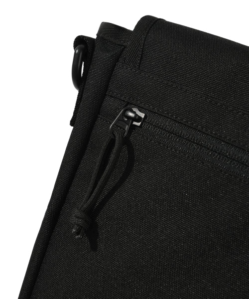 [25SS] Mesh String Messenger Bag Black