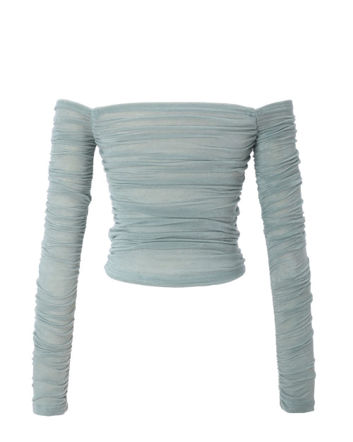 Shirring Scarf Top (mint)