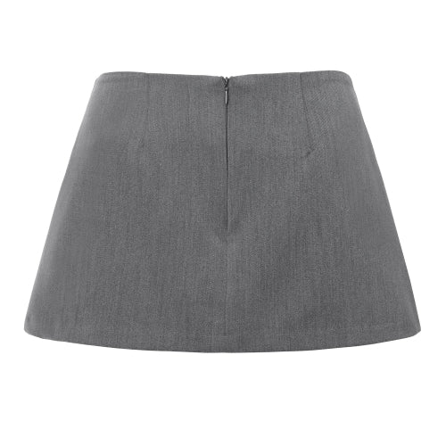 Mini Skirt Pants (gray)