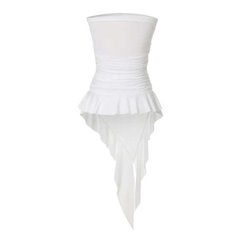 Ruffled Layered Top (ivory)