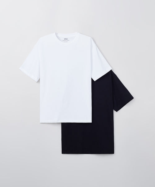 [2PACK] COOL Loose Fit Short-Sleeved T-Shirt_SPRWFA9A03