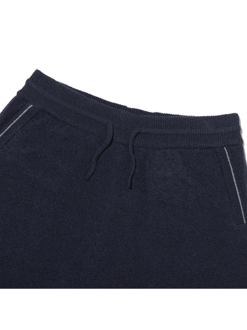 KIDS JACQUARD KNIT PANTS [NAVY]