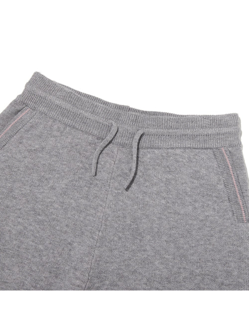 KIDS JACQUARD KNIT PANTS [MELANGE GRAY]
