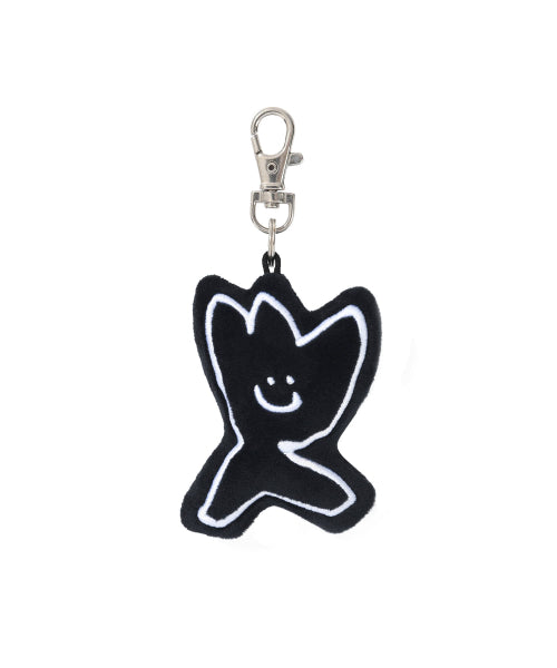 Small key key ring black