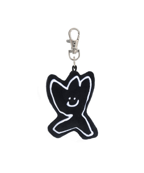 Small key key ring black