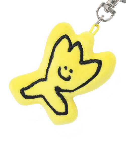 Small Kiki keyring yellow