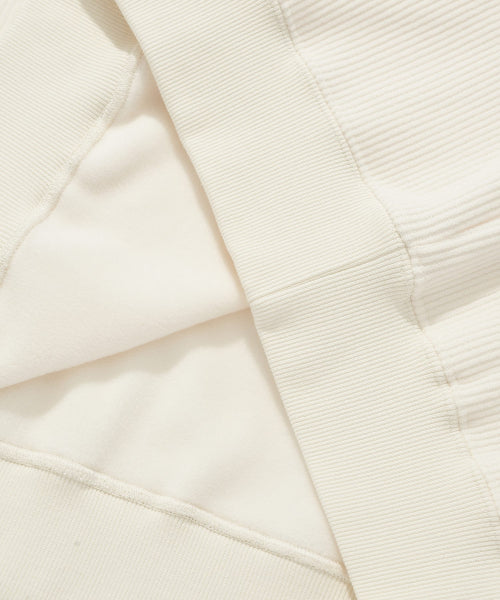 SMALL C LOGO CORDUROY HALF ZIP-UP