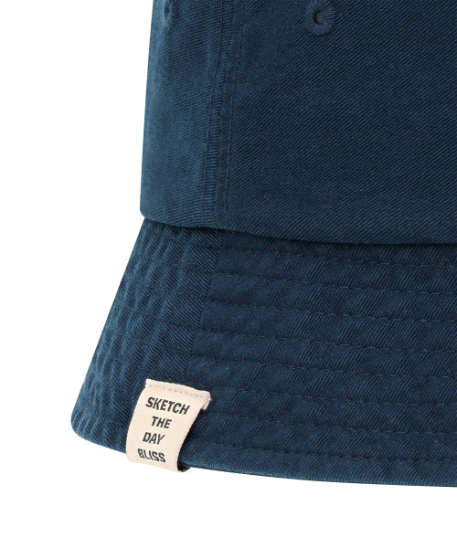Basic bucket hat navy