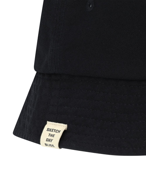 Basic bucket hat black