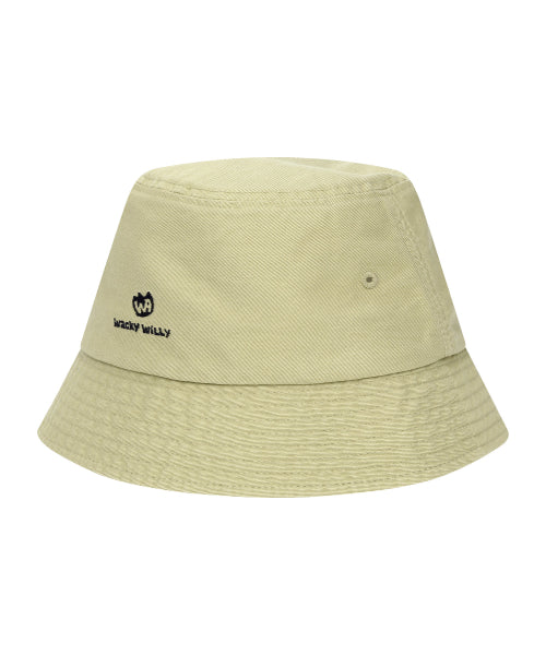 Basic bucket hat beige
