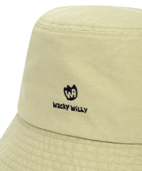 Basic bucket hat beige